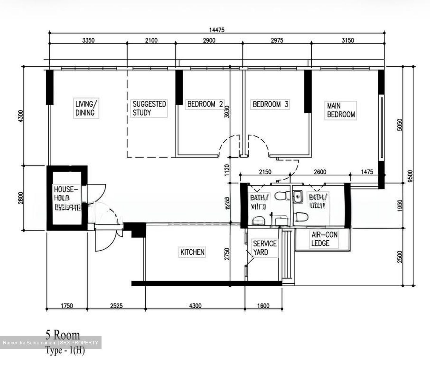 Blk 614B Tampines Greenview (Tampines), HDB 5 Rooms #605430951